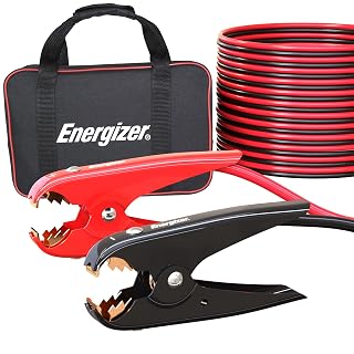 Energizer 1-Gauge 800A Heavy Duty Jumper Cables 25 Feet