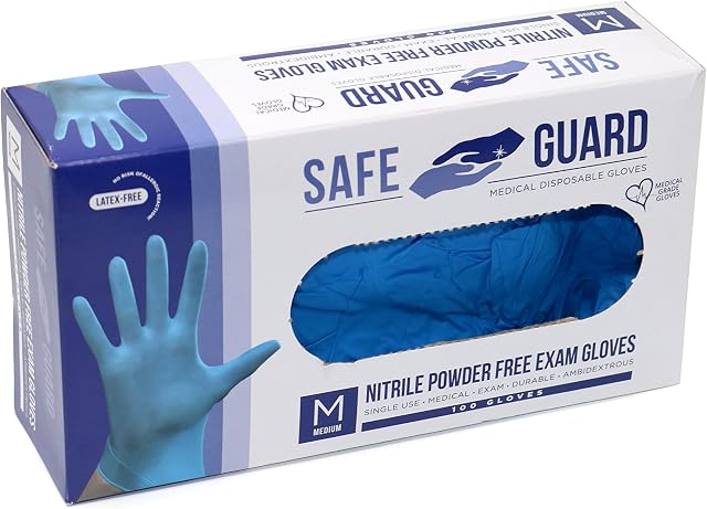 Safeguard Nitrile Exam Gloves
