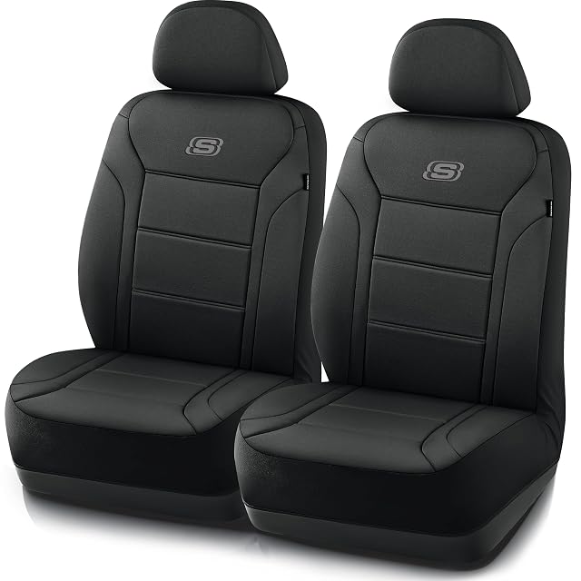 Skechers Memory Foam Car Seat Covers (Lycra, Two Front)