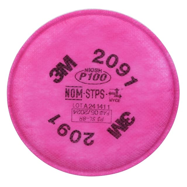 3M 2091 P100 Particulate Filter (1 Pair)
