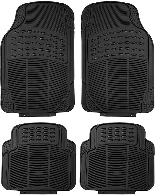 FH Group ClimaProof Heavy-Duty Rubber Floor Mats