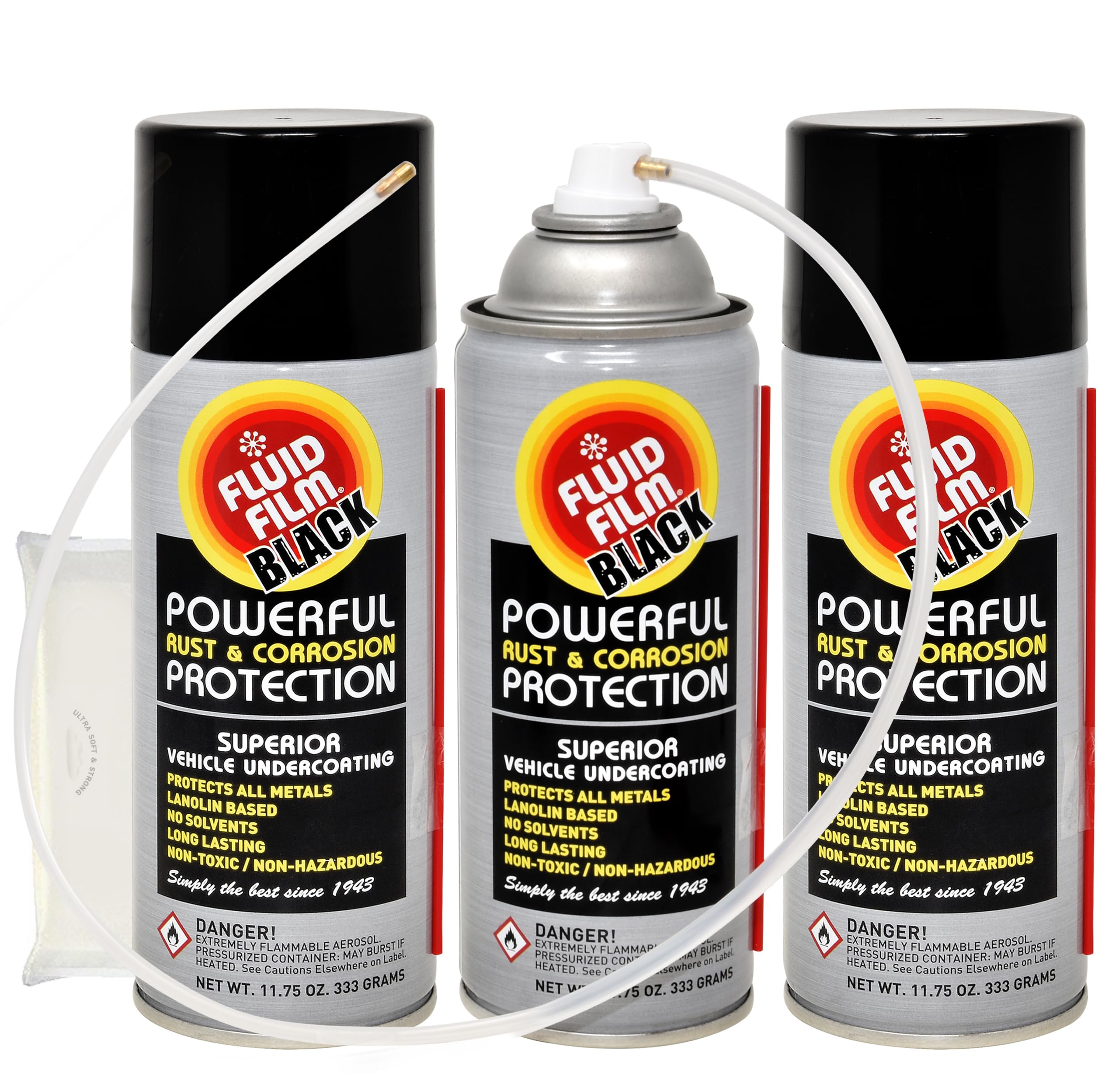 Fluid Film Black Aerosol Undercoating (11.75 oz)