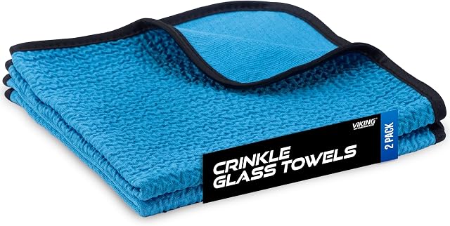VIKING Glass Microfiber Cleaning Cloth 2 Pack