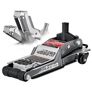 Powerbuilt 620479E Xtra Low Profile Floor Jack with Safety Bar (2-Ton)