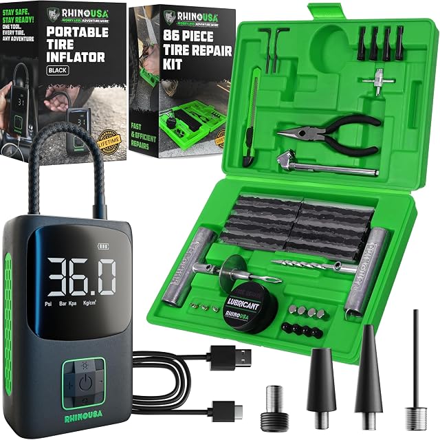 Rhino USA Tire Emergency Kit