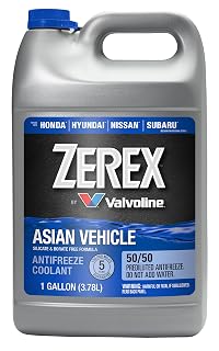 Zerex Asian Vehicle Blue 50/50 Prediluted Antifreeze/Coolant