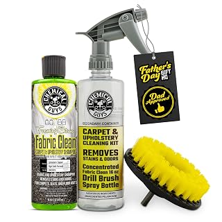 Chemical Guys Foaming Citrus Fabric Clean Drill Brush Kit