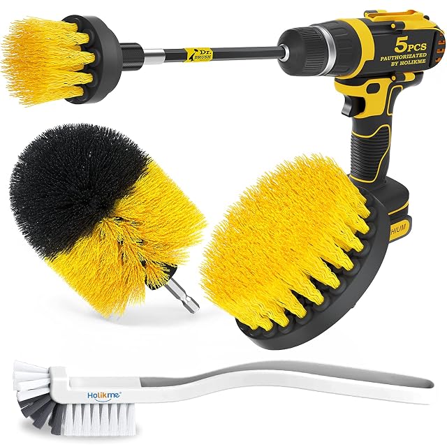 Holikme 5-Pack Drill Brush Attachments Set