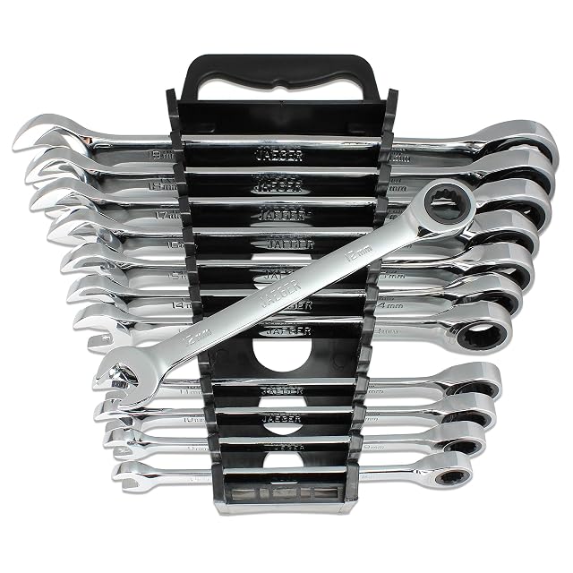 Jaeger Tightspot 12-Piece Metric Ratcheting Wrench Set