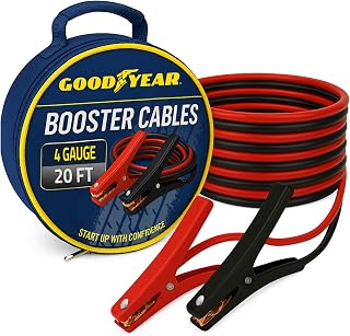 Goodyear Heavy Duty 4 Gauge 20 FT Booster Cables