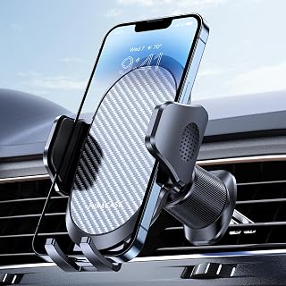 Miracase Phone Holder for Car with Metal Hook Clip, Air Vent Cell Phone Mount