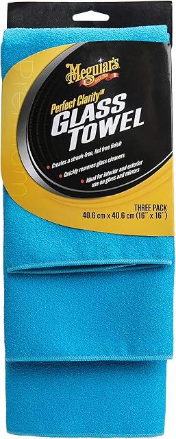 Meguiar's Perfect Clarity Glass Towel (3 Pack)