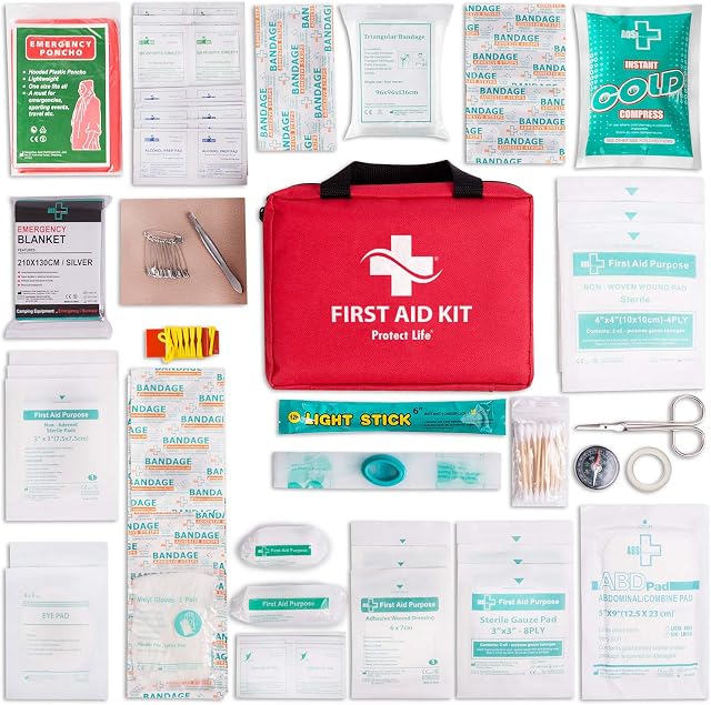 Protect Life Survival First Aid Kit, 200 Piece