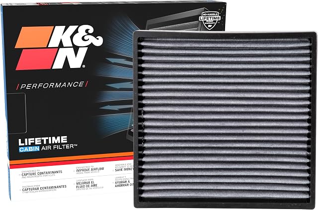 K&N VF2001 Premium Washable Cabin Air Filter