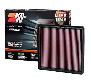 K&N 33-2385 High-Flow Washable Engine Air Filter