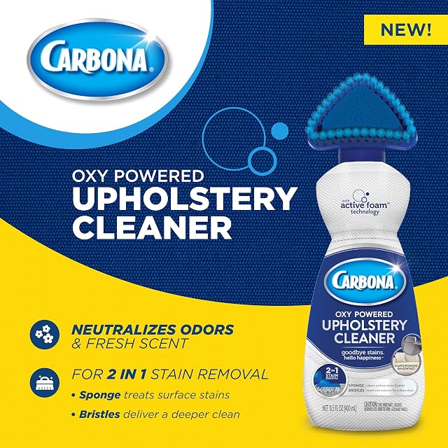 Carbona Oxy-Powered Upholstery Cleaner with Built-In Brush