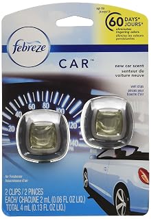 Febreze Car Vent Clip New Car Scent (2-Pack)
