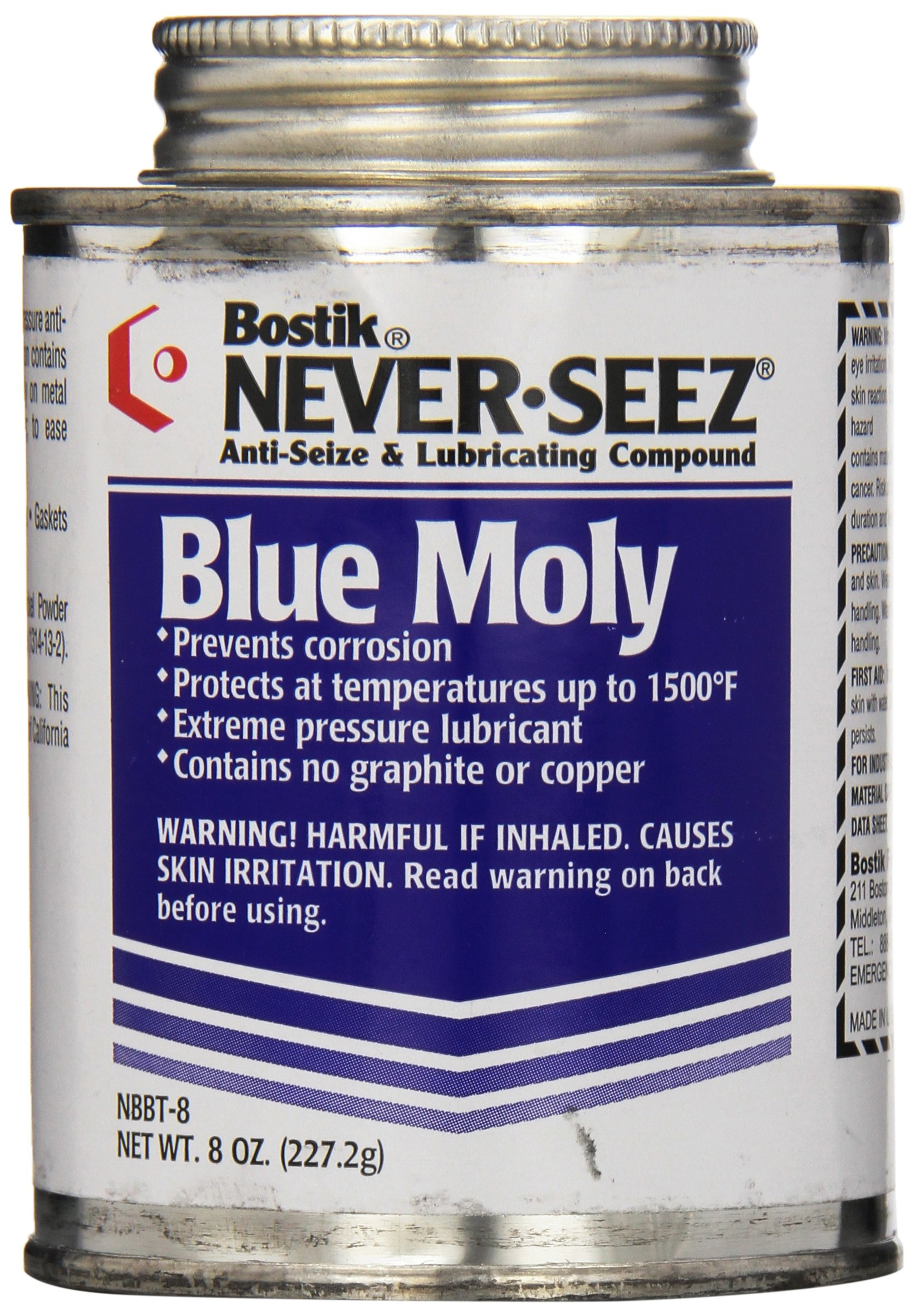 Never-Seez NBBT-8 Blue Moly Anti-Seize Compound