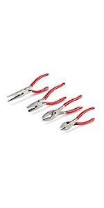 Tekton Pliers Set, 6-Piece (Slip Joint, Groove Joint, Cutting, Lineman's, Long Nose) — image 12