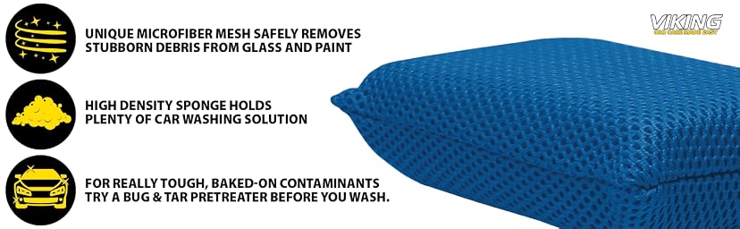 VIKING Mesh Bug Cleaning Wash Sponge — image 4