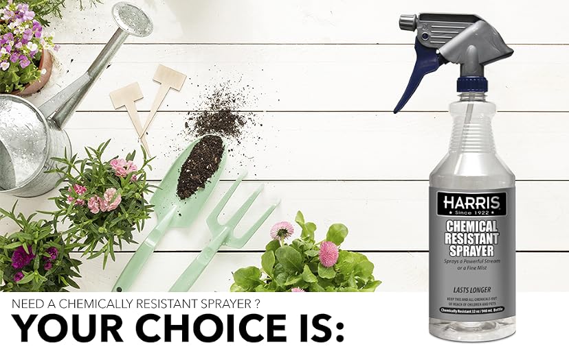 Harris Chemically Resistant Professional Empty Spray Bottles, 32 oz (3-Pack) — image 2