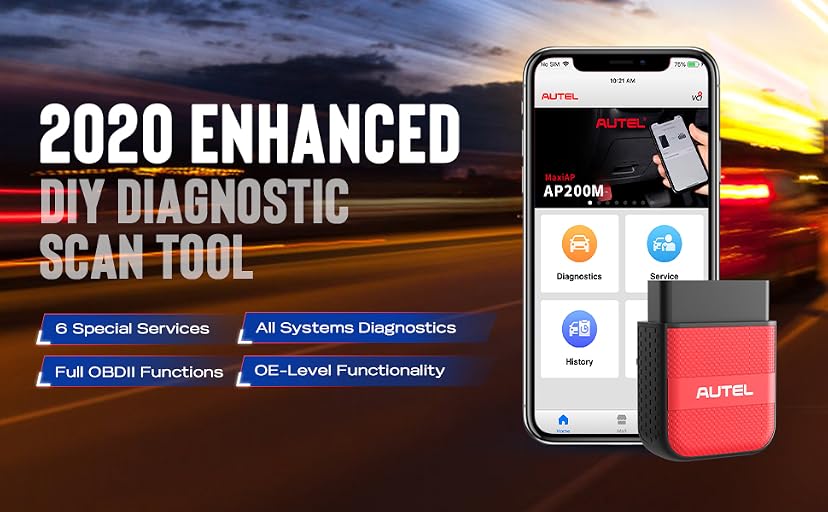 Autel MaxiAP AP200M OBD2 Bluetooth Scanner — image 1