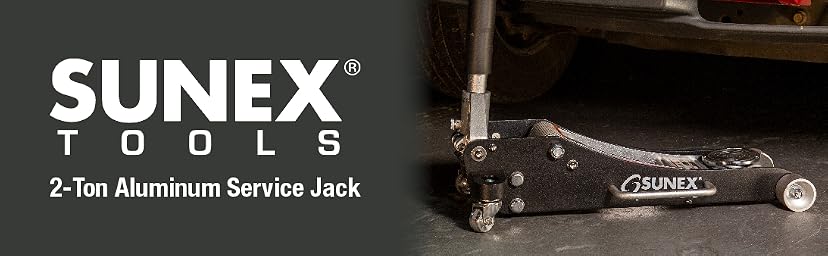 Sunex Tools 6602ASJ 2-Ton Aluminum Service Jack — image 1