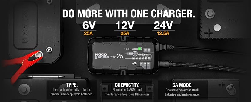 NOCO GENIUSPRO25 25A Professional Smart Battery Charger — image 8