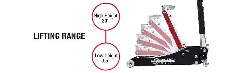 Sunex Tools 6602ASJ 2-Ton Aluminum Service Jack — image 2