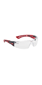 Bollé Rush+ Safety Glasses (40250, Clear Lens) — image 8