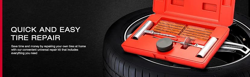 Tooluxe 50002L 35-Piece Tire Repair Kit — image 1