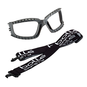 Bollé 254-CB-40091 Cobra Dust Goggle (Clear Anti-Fog, Strap + Foam) — image 6