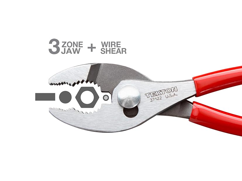 Tekton Pliers Set, 6-Piece (Slip Joint, Groove Joint, Cutting, Lineman's, Long Nose) — image 3