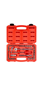 Tekton 3/8-Inch Drive Socket Set, 45-Piece (13101) — image 3