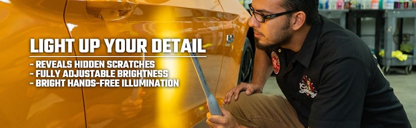 Chemical Guys Ultra Bright Rechargeable Detailing Inspection Dual Light — image 1