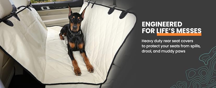 4Knines Dog Backseat Cover with Hammock — image 5