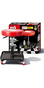 BIG RED TR6350 Rolling Pneumatic Creeper Seat — image 9