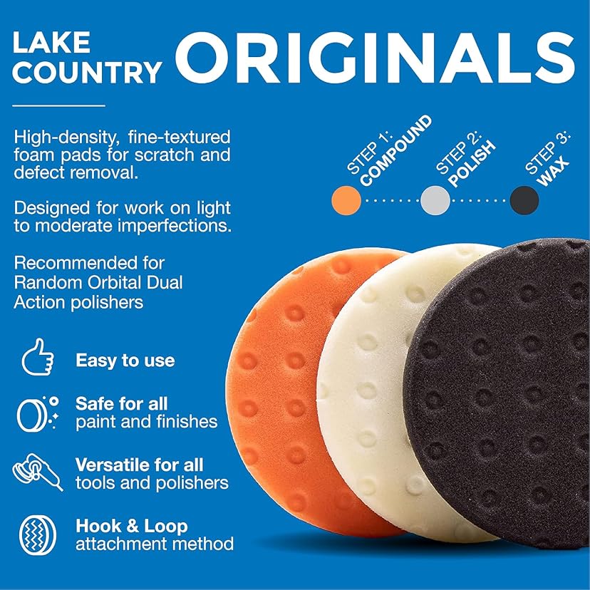 Lake Country Lake Country CCS White Polishing Foam Pad (5.5") — image 4