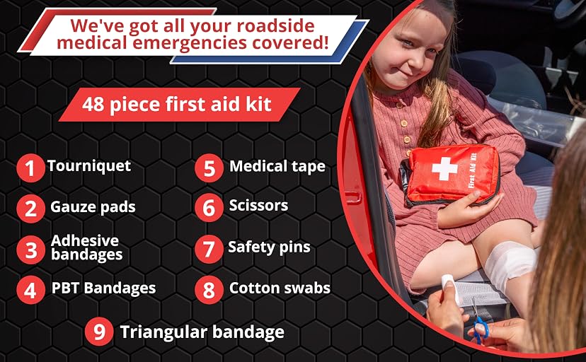 First Secure 90-Piece Emergency Roadside Kit — image 4