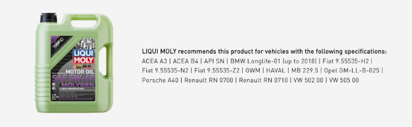Liqui Moly Molygen New Generation 5W-40 Full Synthetic Motor Oil — image 8