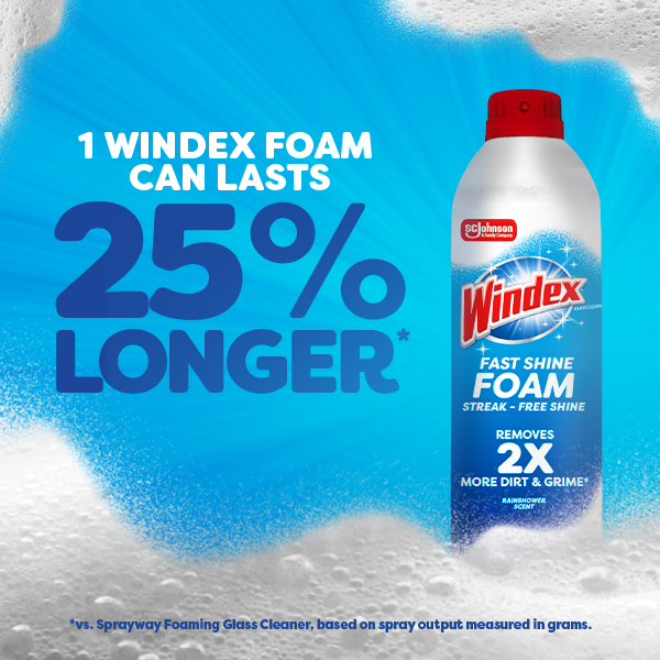 Windex Fast Shine Foam Glass Cleaner — image 7