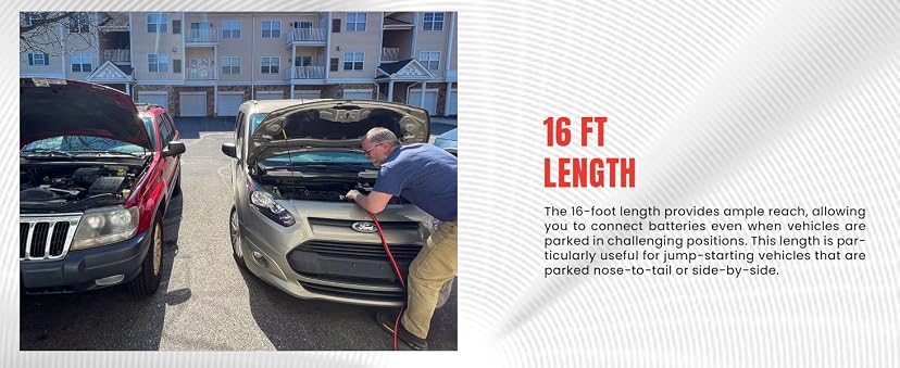 Energizer Jumper Cables 6-Gauge 16 Feet — image 11