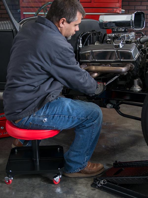 BIG RED TR6350 Rolling Pneumatic Creeper Seat — image 2