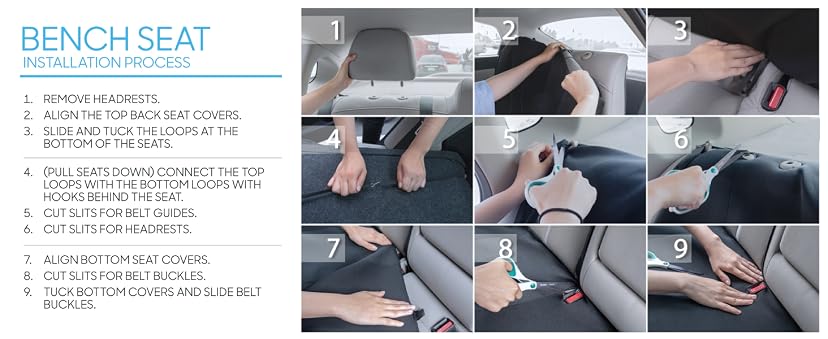 BDK PolyPro Car Seat Covers Full Set — image 3