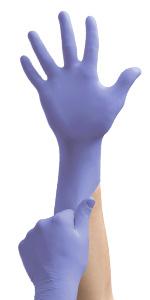 Microflex MidKnight MK-296 Black Nitrile Gloves — image 11