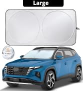 EcoNour Car Windshield Sunshade, Medium (64x32 Inches) — image 7