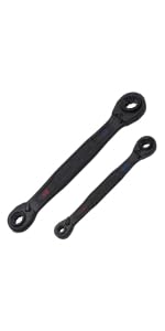 Klein Tools 69408G 8-Piece SAE Ratcheting Combination Wrench Set — image 11