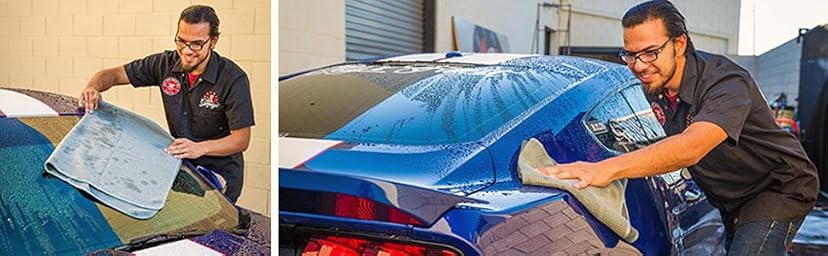 Chemical Guys Waffle Weave Glass and Window Microfiber Towel — image 1