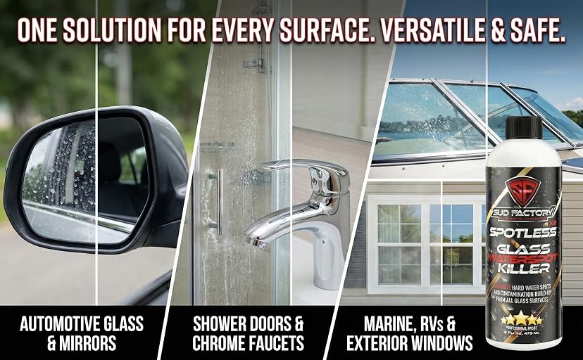 Sud Factory Spotless X2 Hard Water Spot Remover for Glass — image 3
