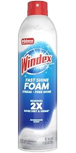 Windex Fast Shine Foam Glass Cleaner — image 9